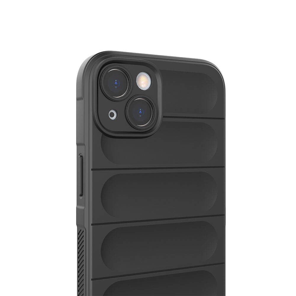 iPhone 13 Kılıf Esnek TPU Oyuklu Arka Yüzey Tasarımlı Etnik Silikon