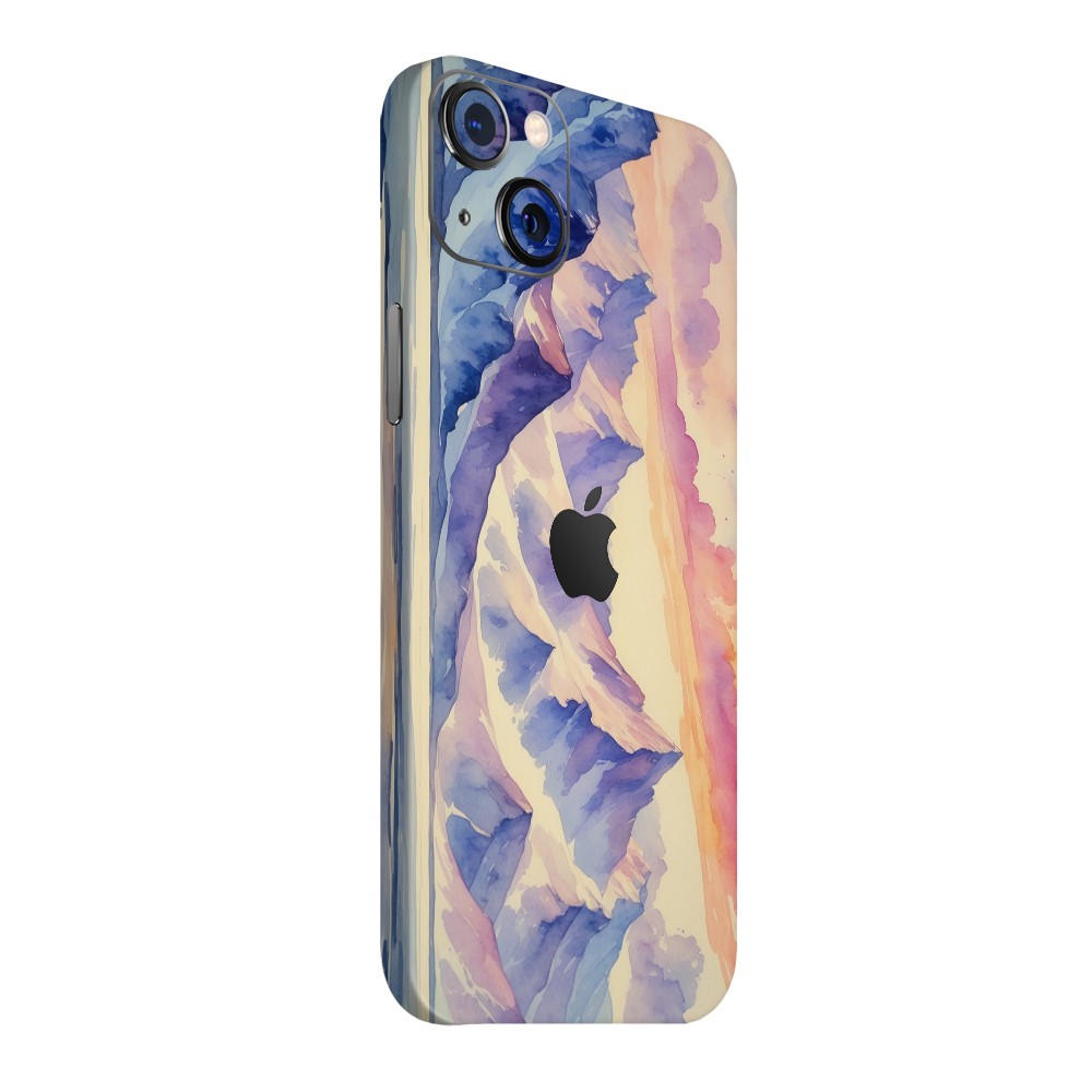 iPhone 15 Kaplama Pastel Dağlar