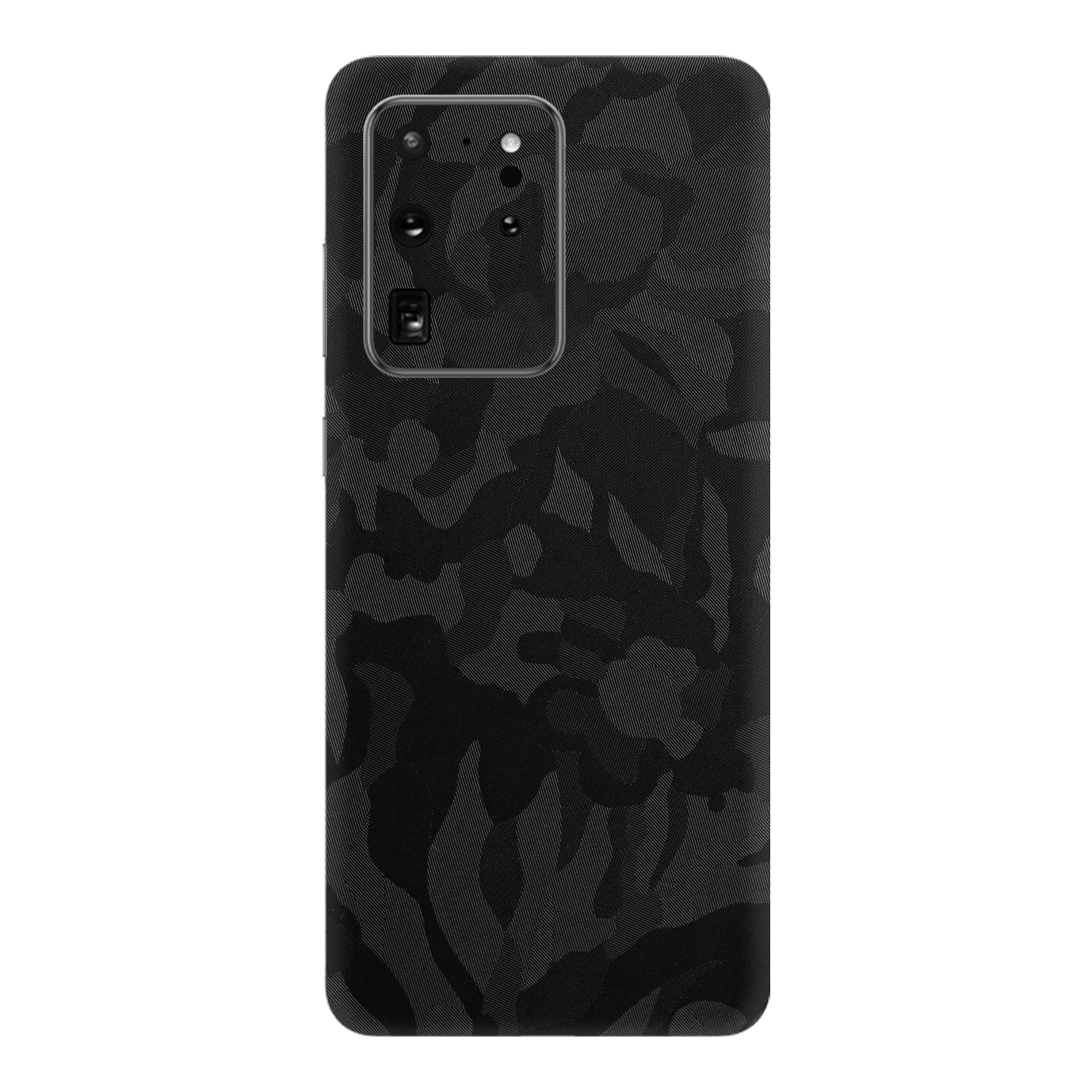 Samsung S20 Ultra Kaplama Siyah Kamuflaj