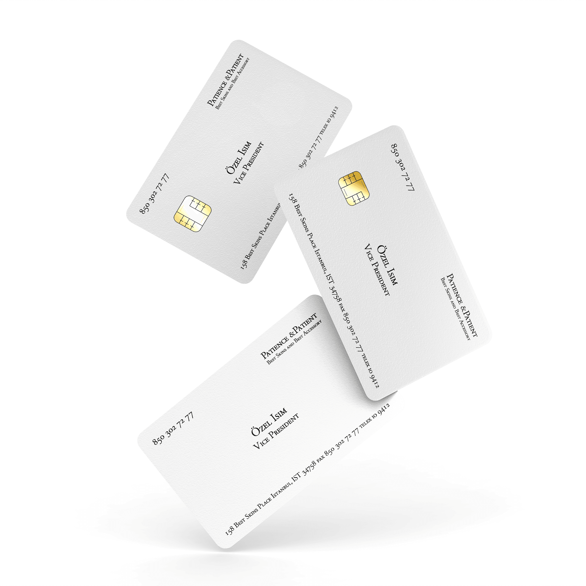 Kredi Kartı Kaplama / Sticker - Business Card