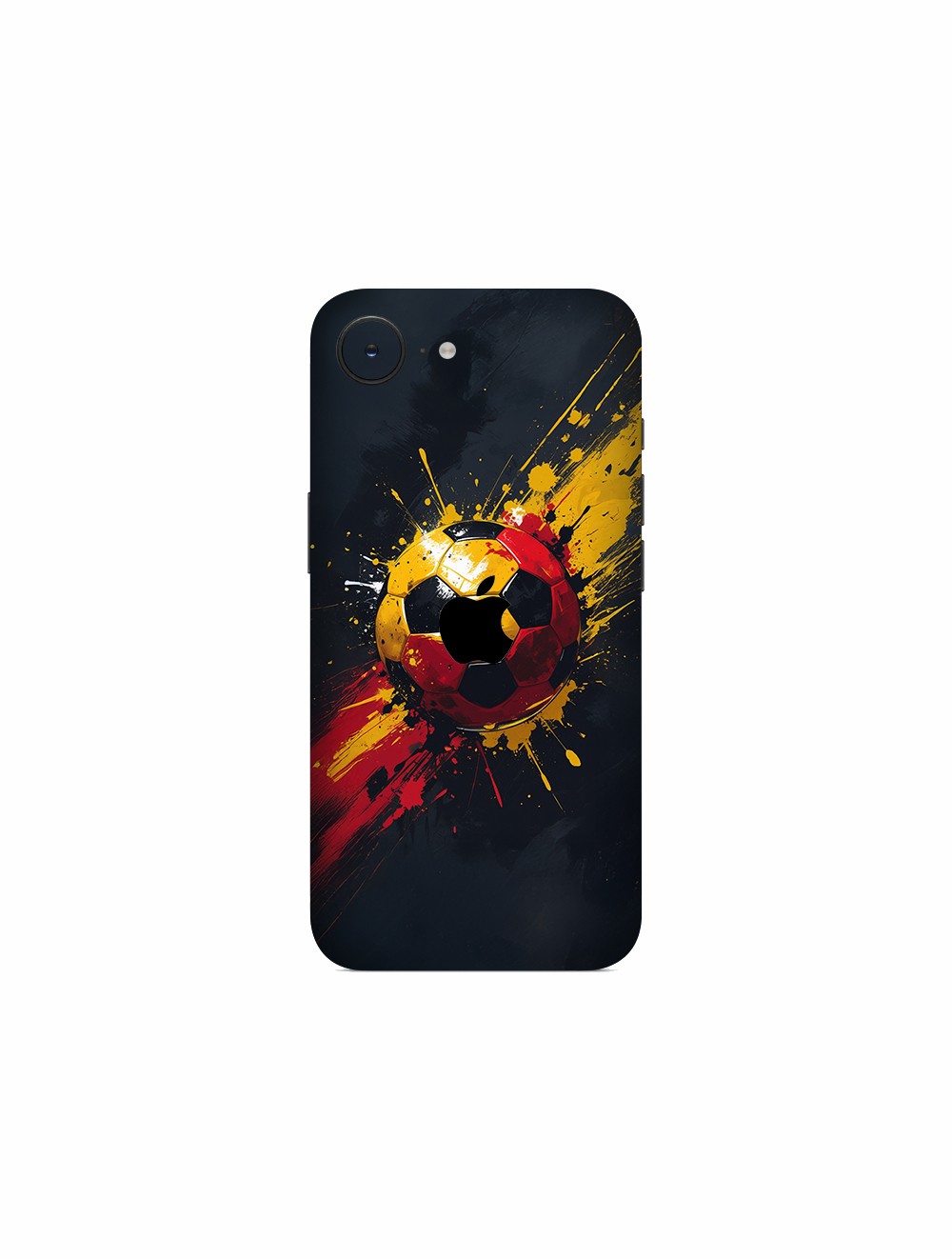 iPhone 16e Kaplama Sarı Kırmızı Top