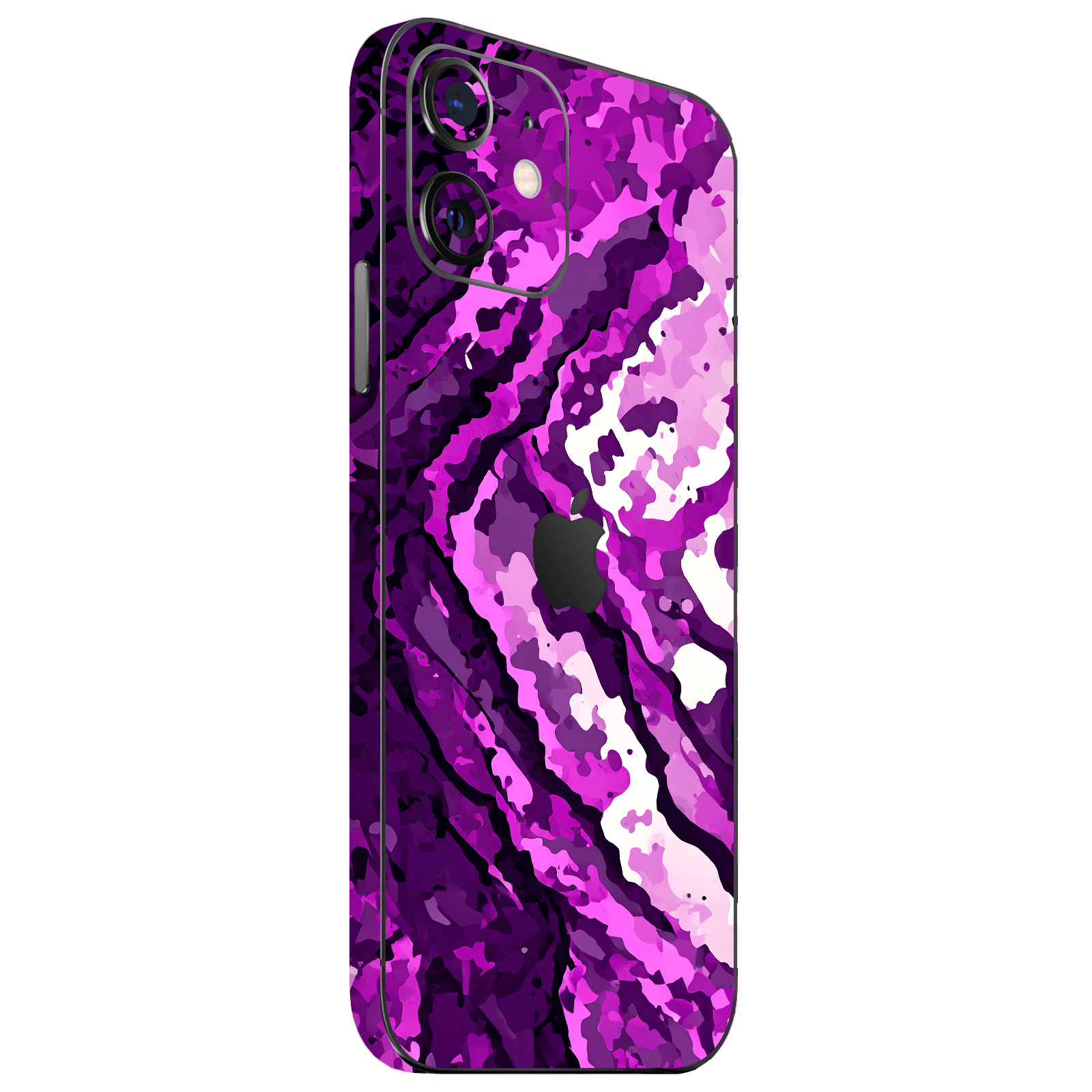 iPhone 12 Mini Kaplama Mor Kamuflaj