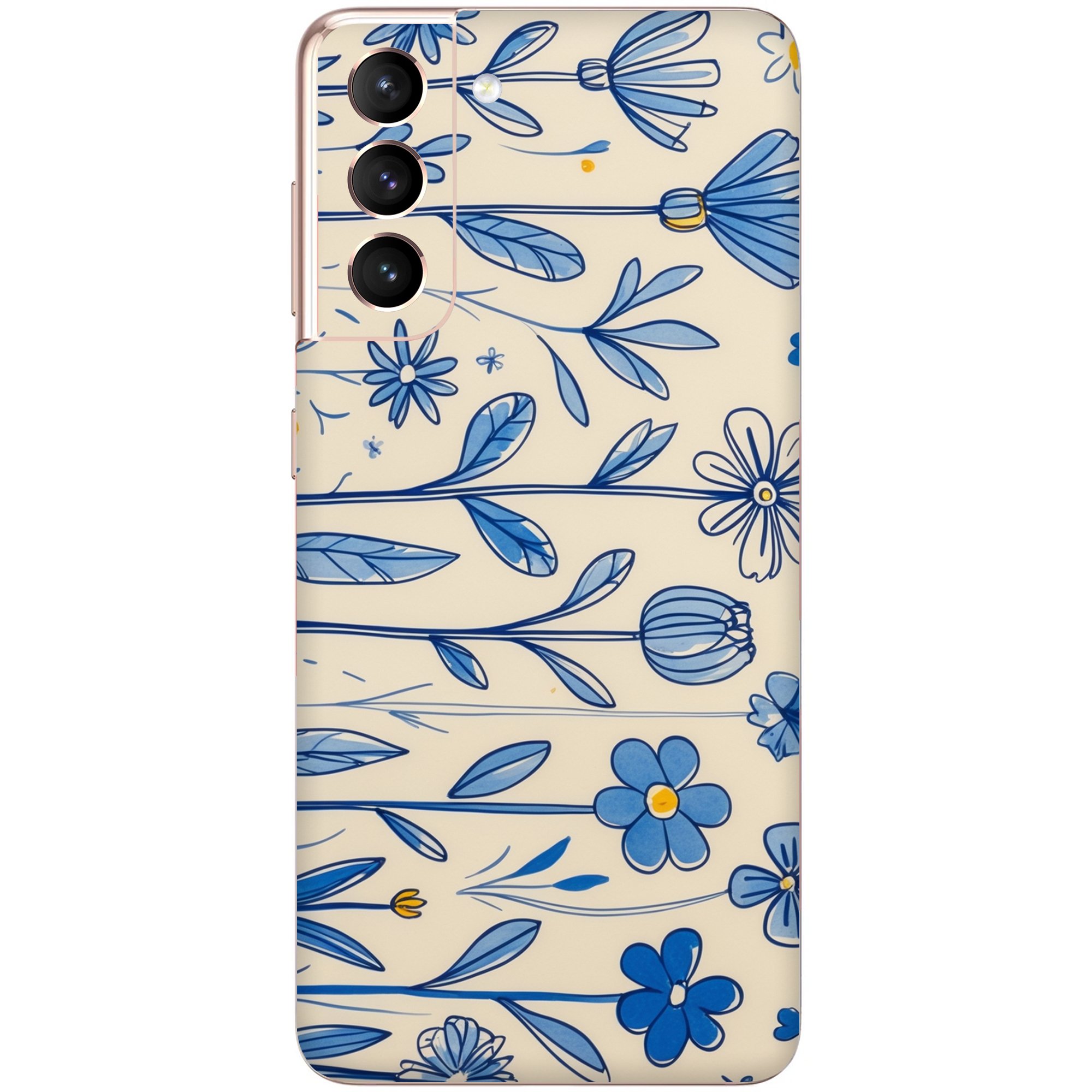 Samsung S21 Kaplama Mavi Bahar