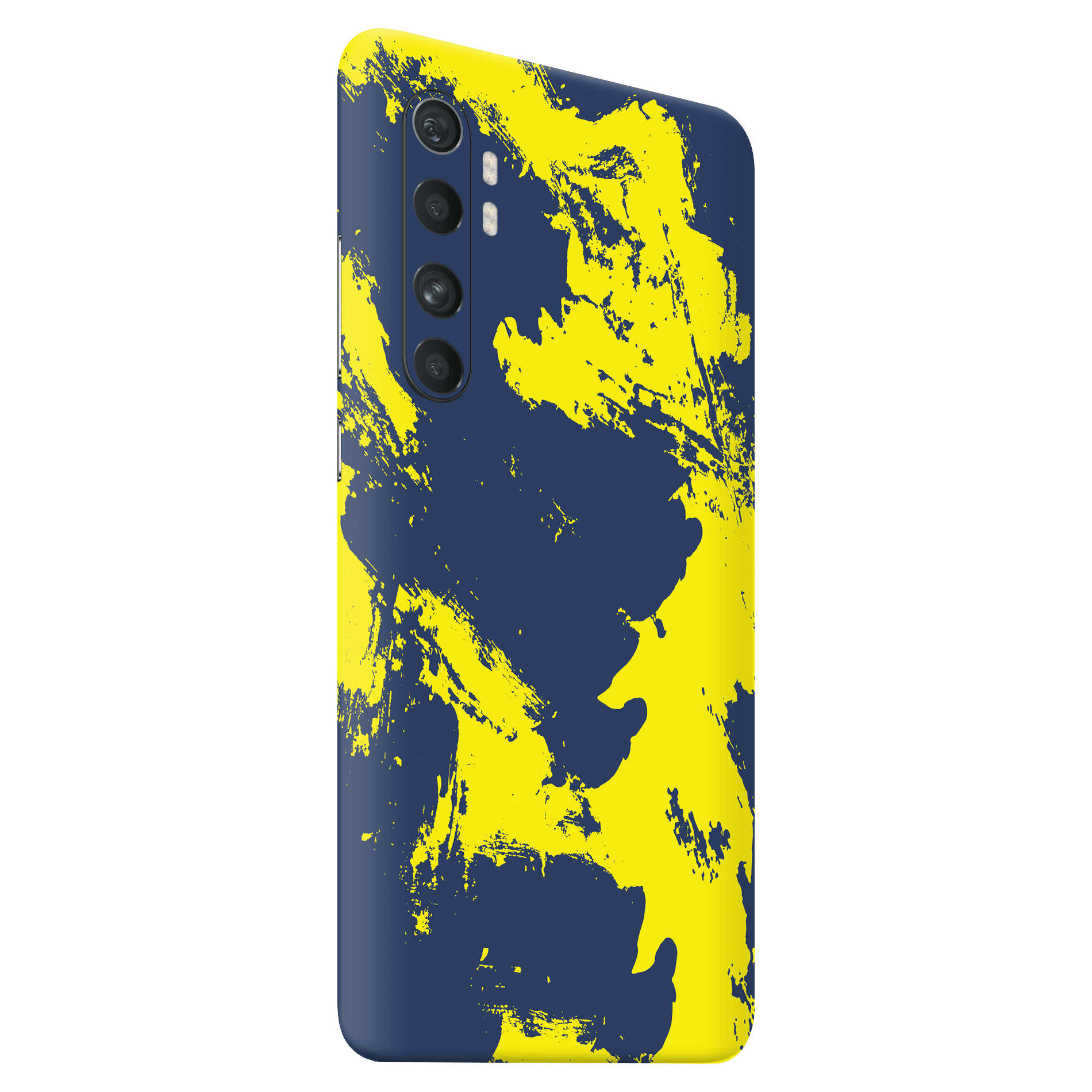 Xiaomi Mi Note 10 Lite Kaplama Sarı Lacivert