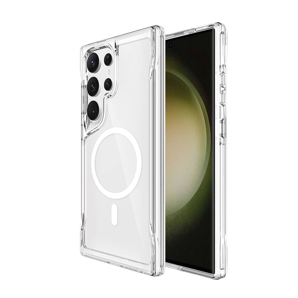Galaxy S24 Ultra Kılıf M-safe Şarj Özellikli T-Max M-safe