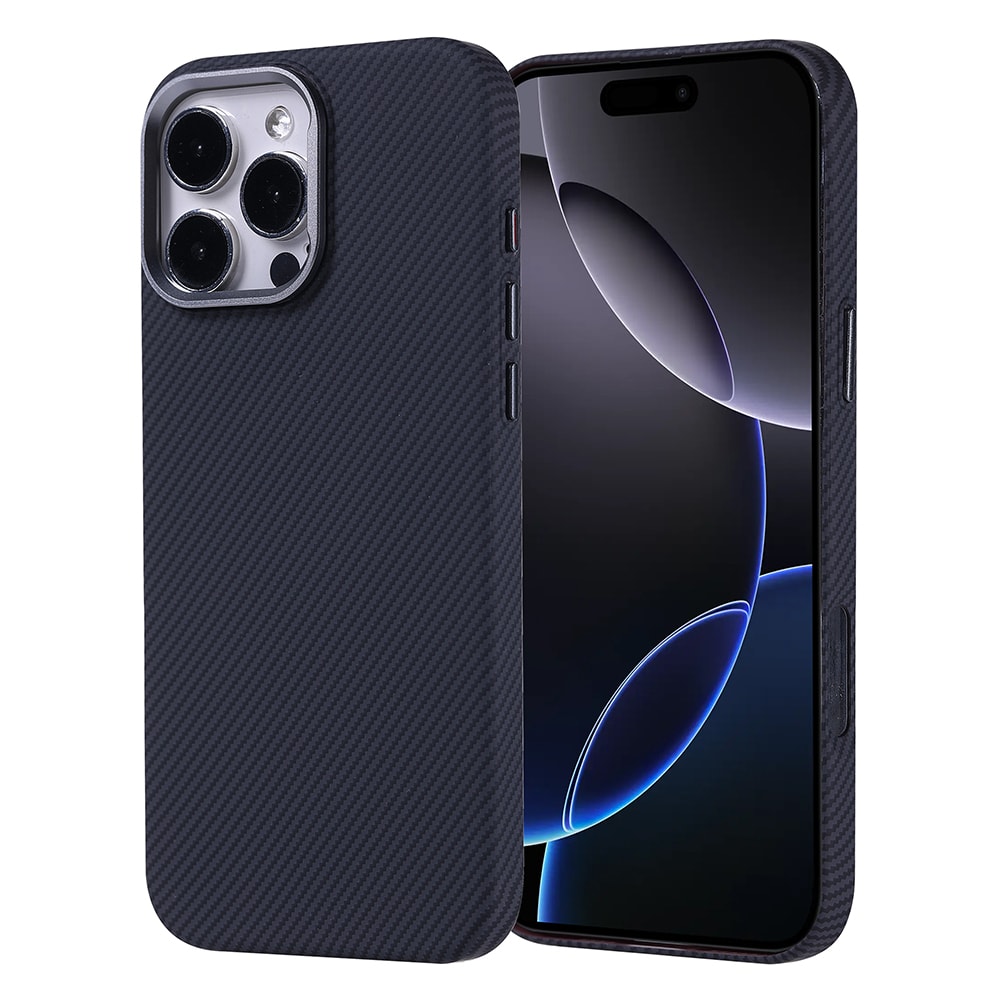 iPhone 16 Pro Max Kılıf Karbon Fiber M-safe