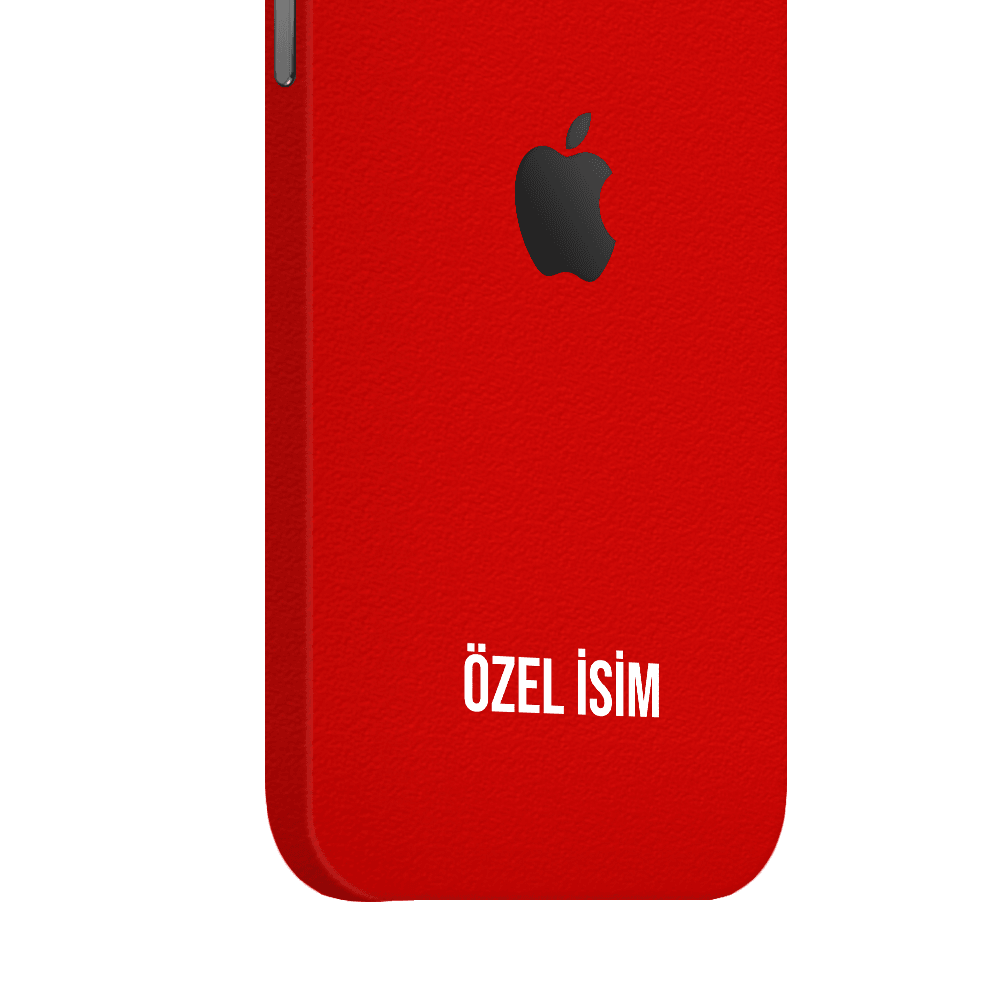 iPhone 13 Kaplama Dokulu Kırmızı