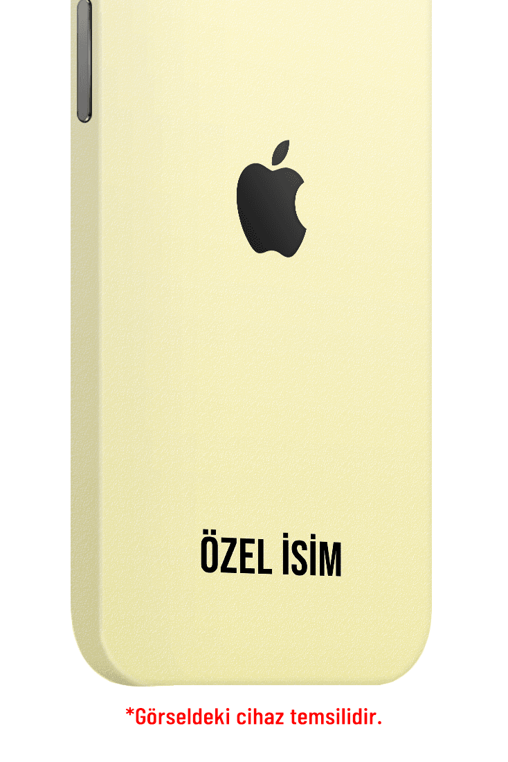iPhone Xs Max Kaplama Açık Sarı