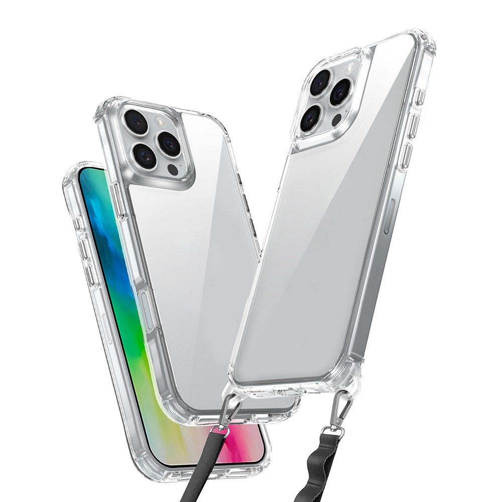 iPhone 16 Pro Kılıf Airbagli Takılabilir Askı Aparatlı Snap Silikon