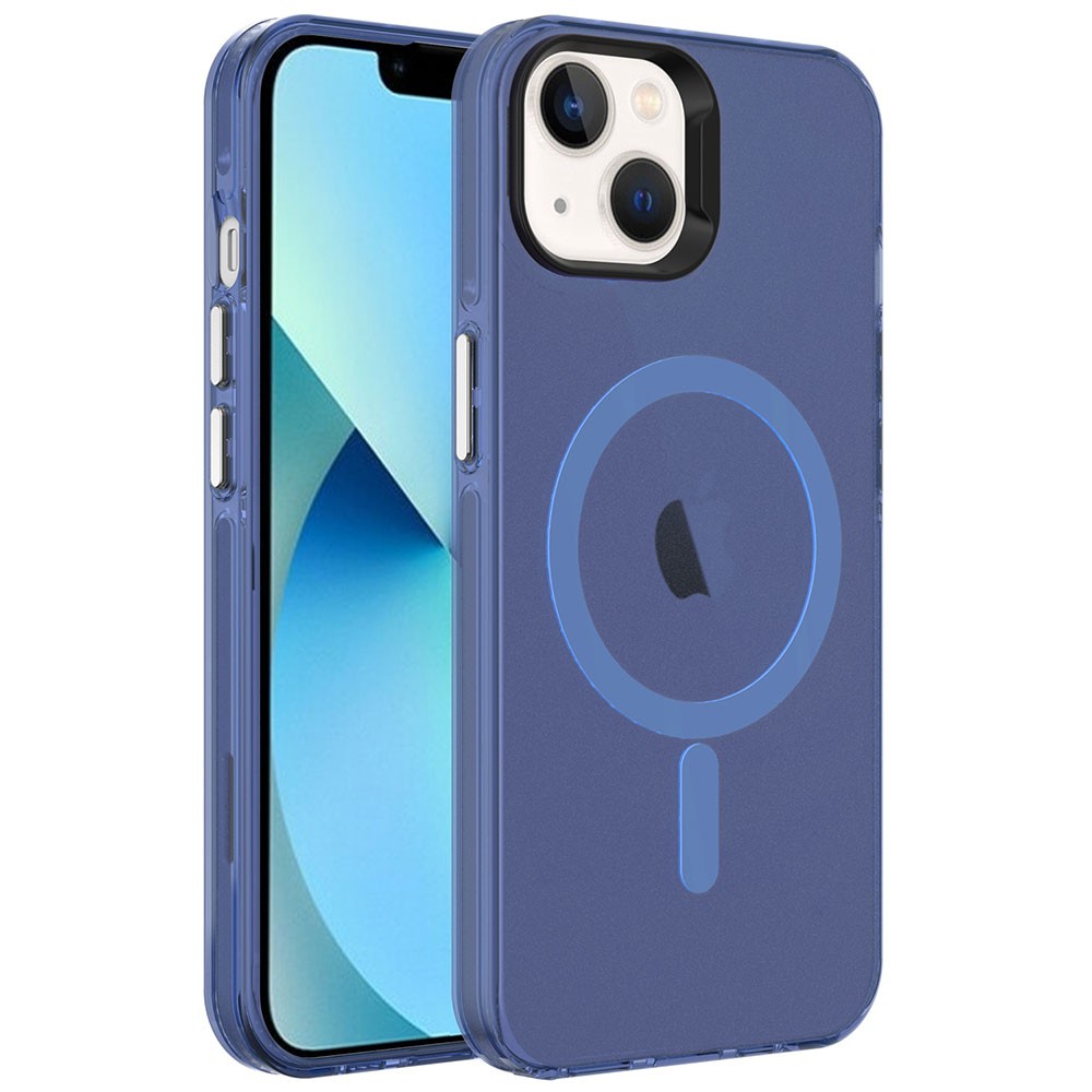 iPhone 14 Kılıf M-safe Şarj Özellikli Buzlu Transparan C-Pro Sert