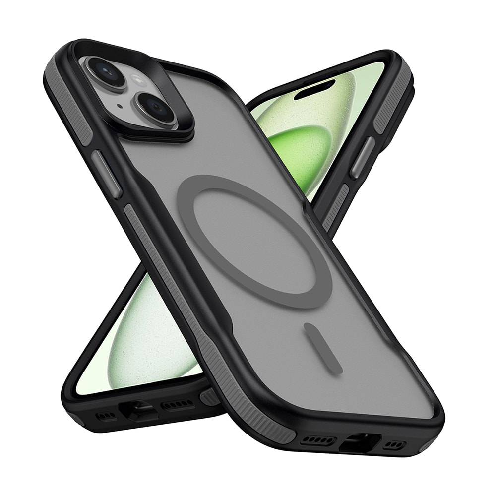 iPhone 13 Kılıf M-safe Şarj Özellikli Renkli Kenar Airbag Şeritli Lamer