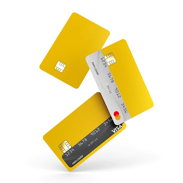 Kredi Kartı Kaplama / Sticker - Sarı