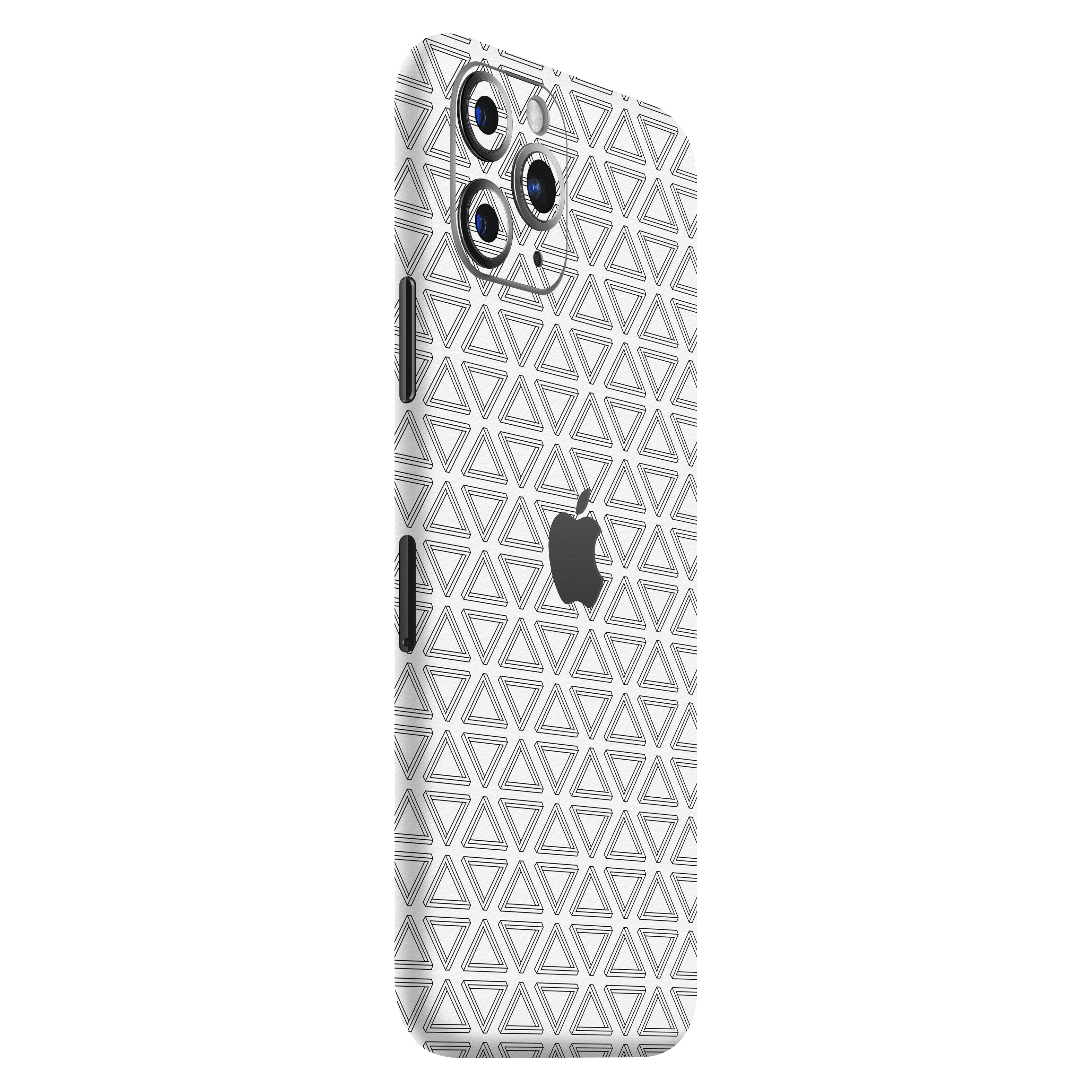 iPhone 11 Pro Max Kaplama Beyaz Üçgenler