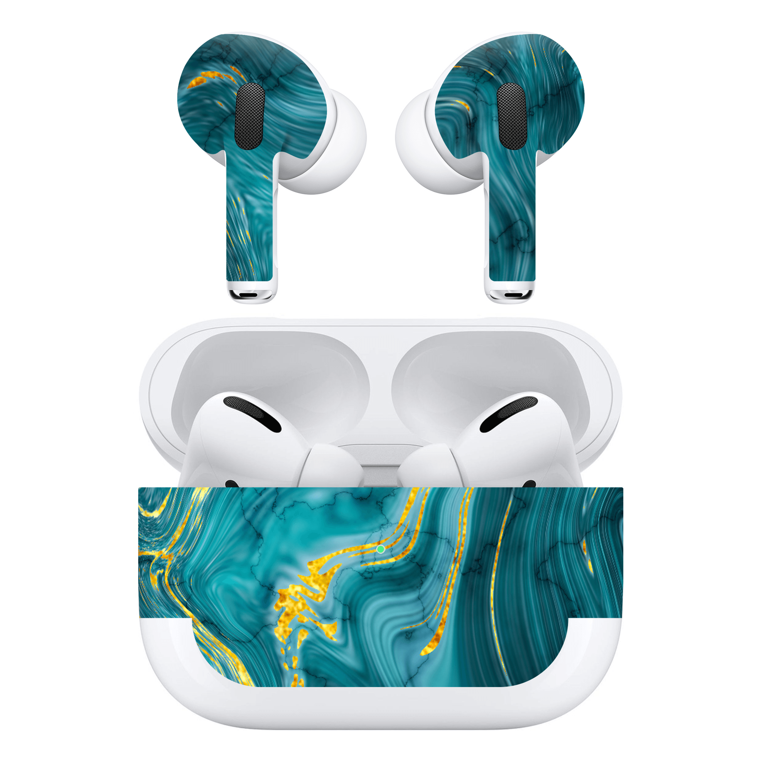 Airpods Pro Skin Mystic Turquoise Wave