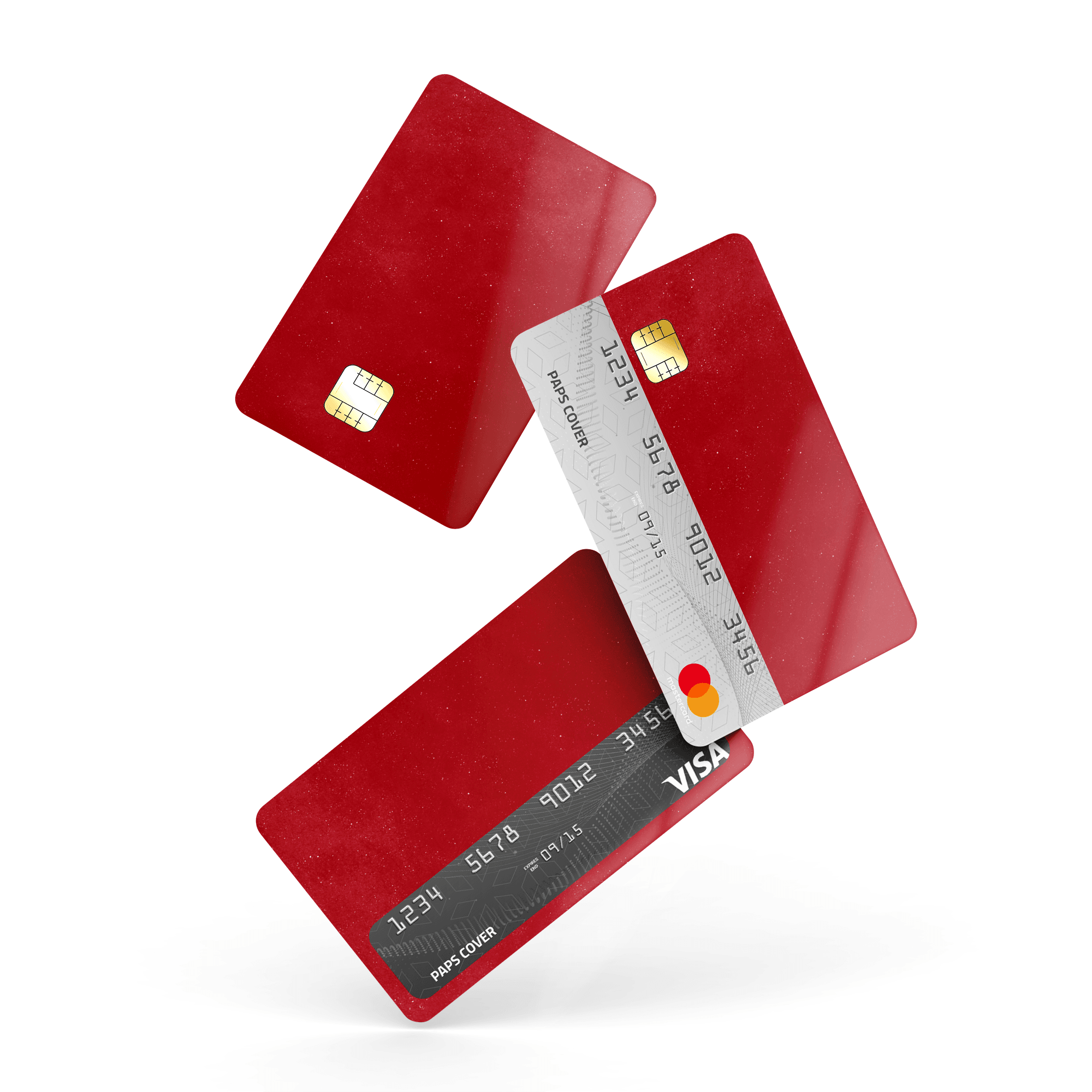 Kredi Kartı Kaplama / Sticker - Vişne Kırmızısı