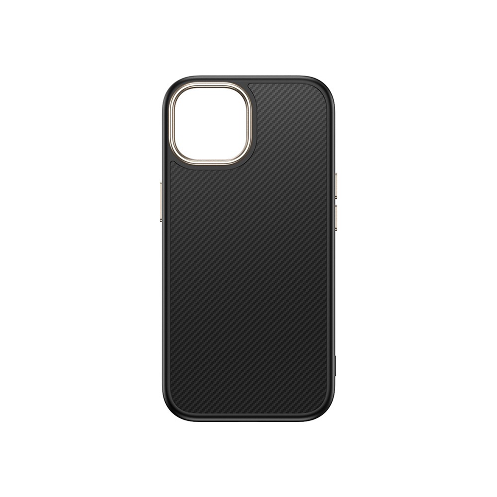 iPhone 14 Kılıf M-safe Şarj Özellikli Karbon Fiber Görünümlü Antina