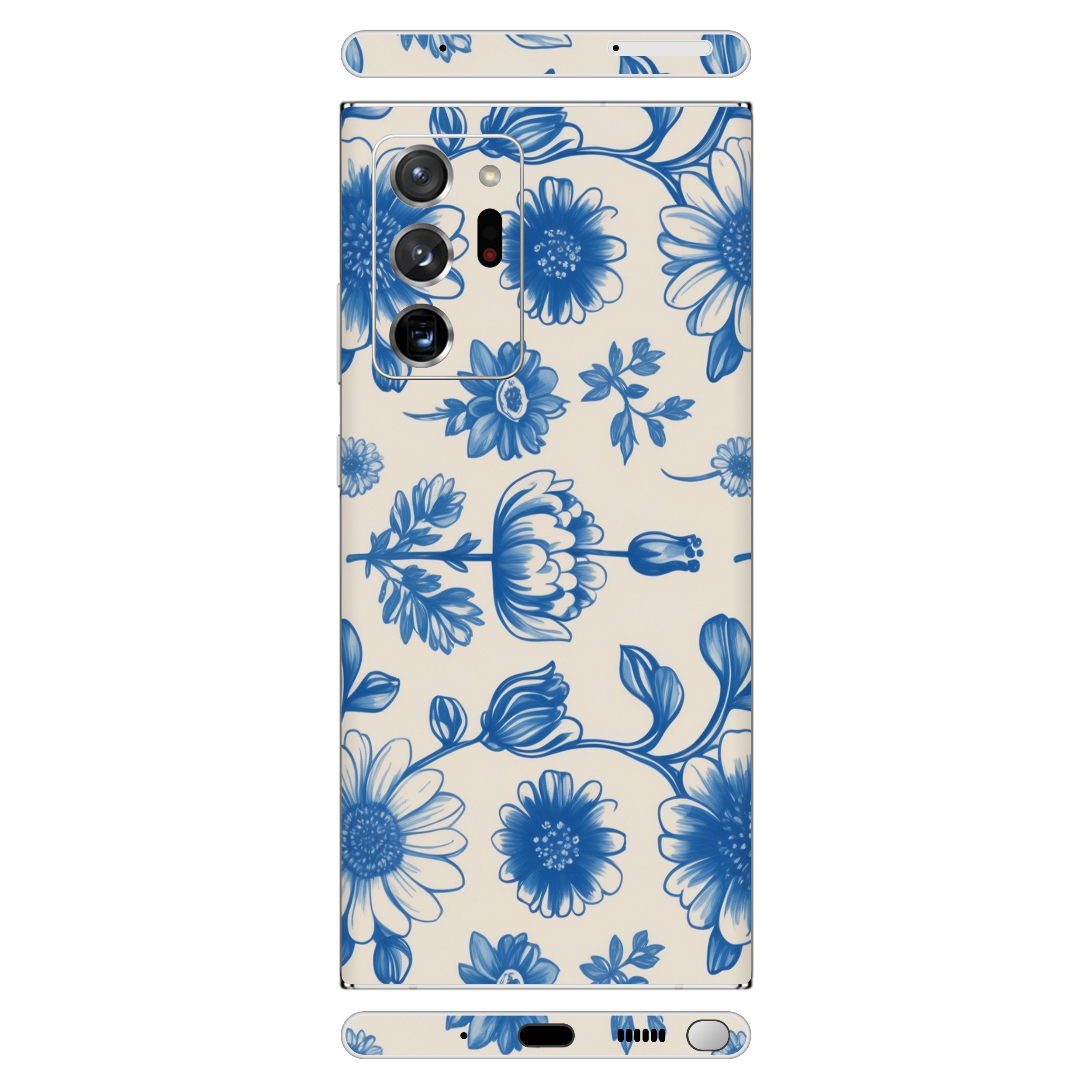 Samsung Note 20 Ultra Kaplama Mavi Bahçe