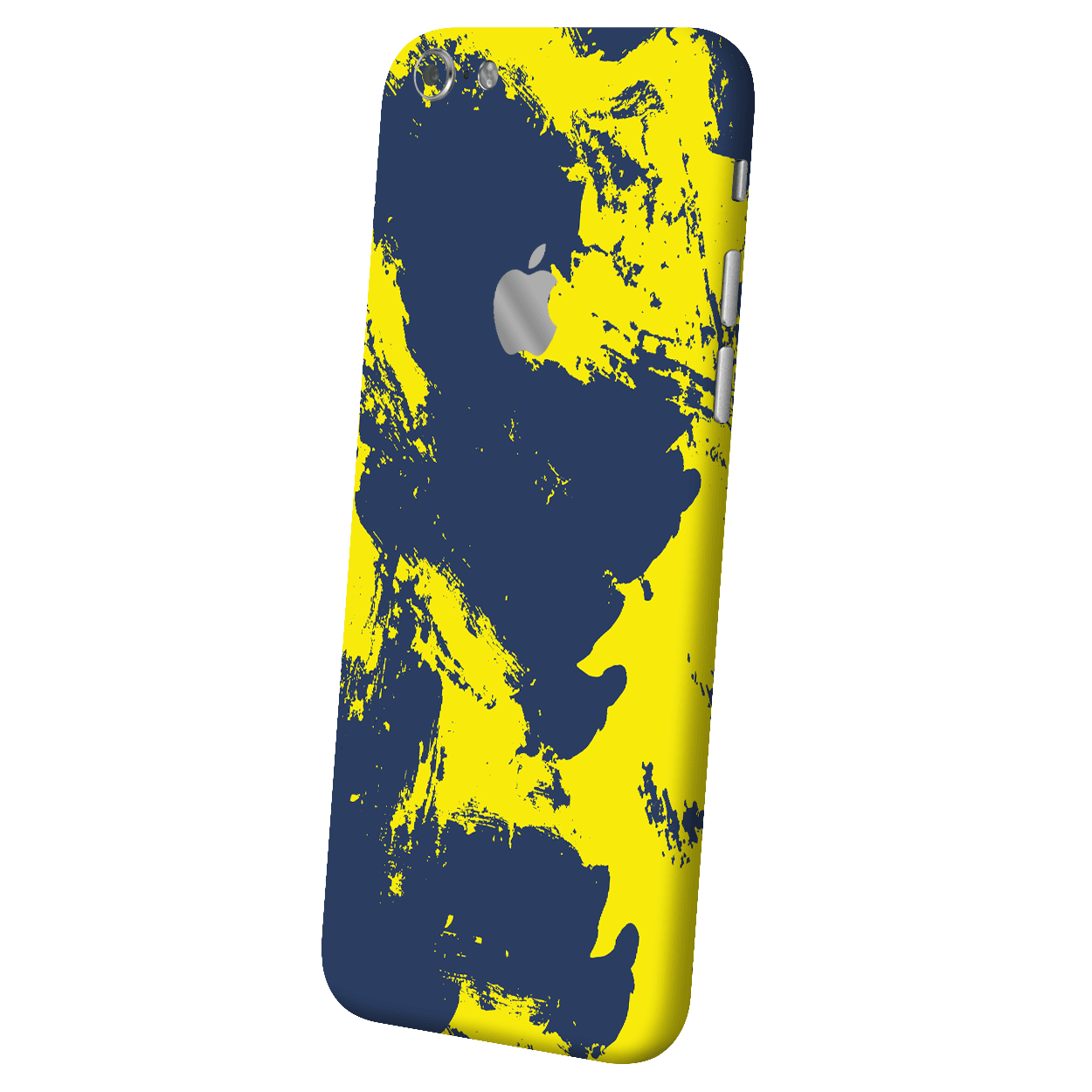 iPhone 6 / 6s Kaplama Sarı Lacivert