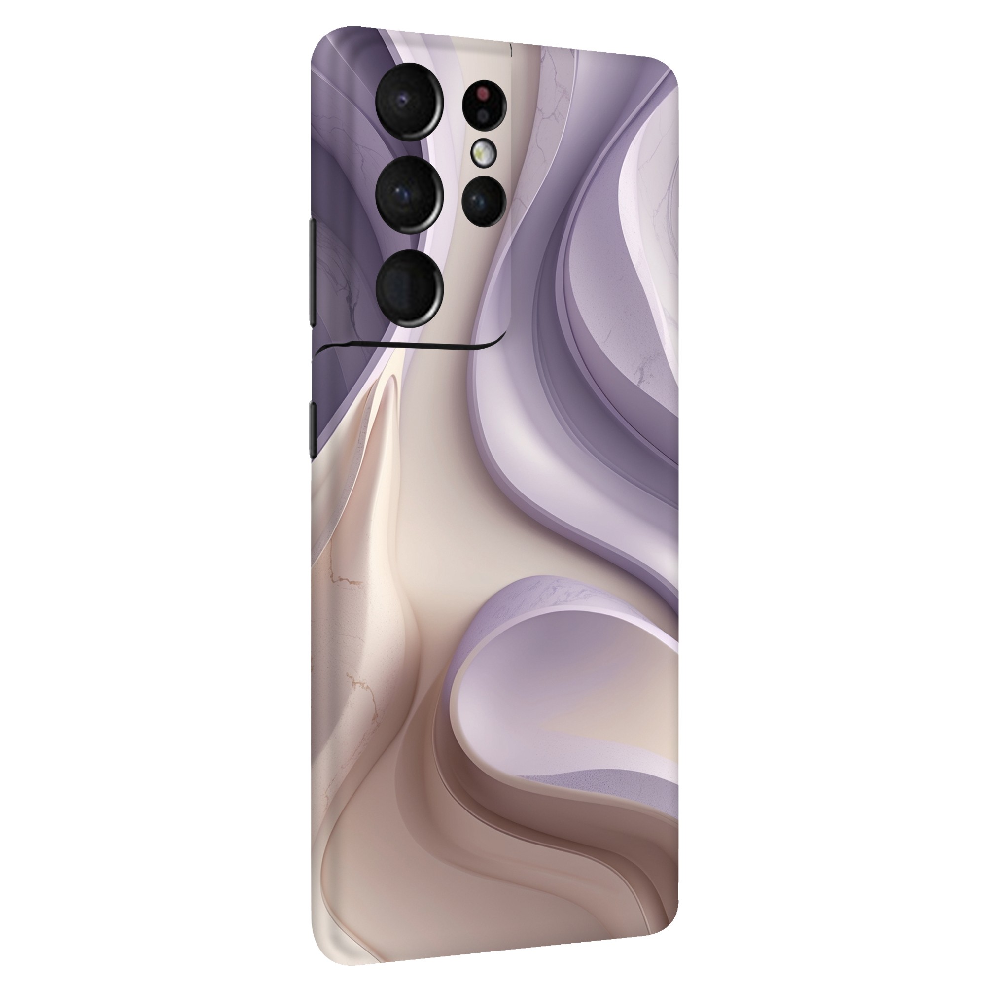 Samsung S21 Ultra Kaplama Lavanta Mermer