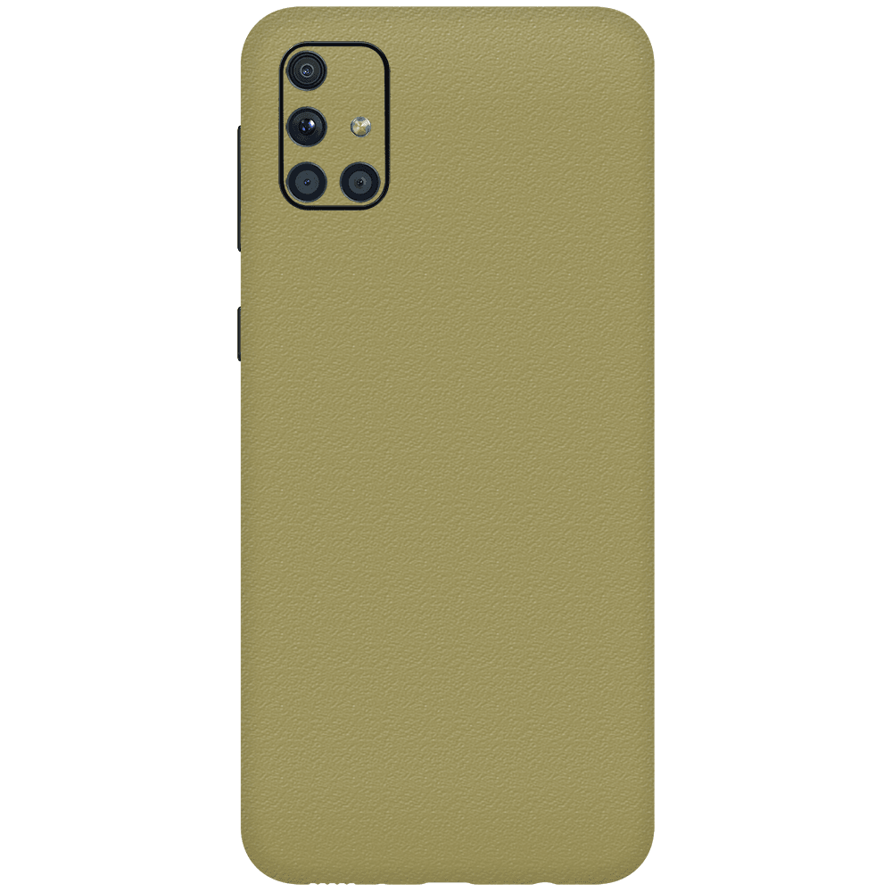 Samsung M51 Kaplama Dokulu Haki Yeşil