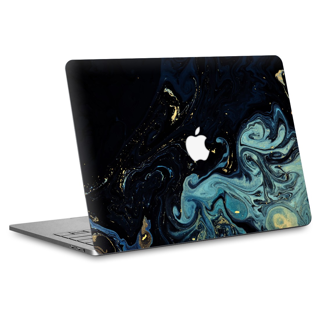 MacBook Pro 13" (2013-2015 Retina) Kaplama - Mistik Mavi Dalga