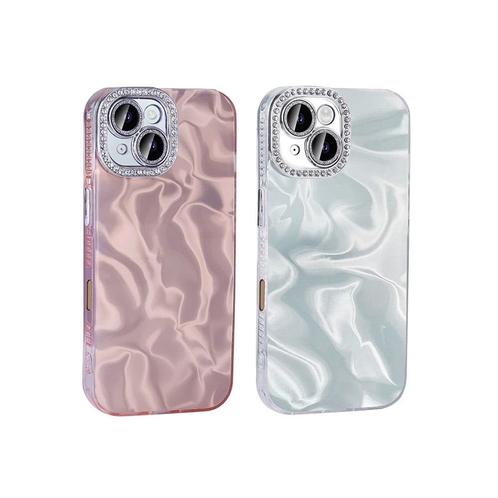 iPhone 16 Kılıf Airbagli Parlak Taş Detay Tasarımlı Esila