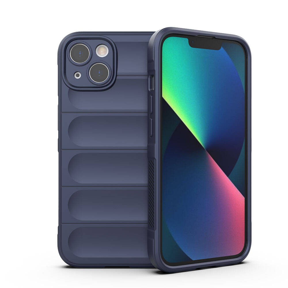 iPhone 13 Kılıf Esnek TPU Oyuklu Arka Yüzey Tasarımlı Etnik Silikon