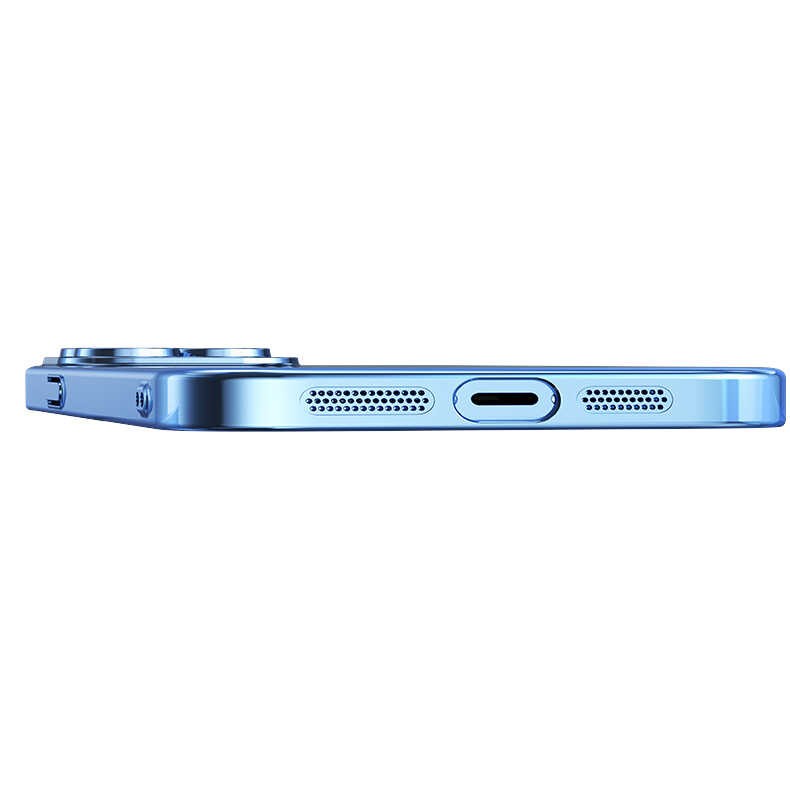 iPhone 14 Pro Kılıf Sert PC Renkli Çerçeveli Riksos