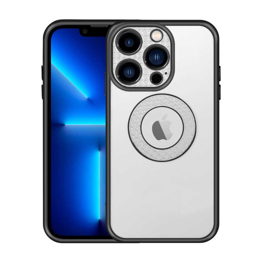 iPhone 13 Pro Max Kılıf Kamera Korumalı Logo Gösteren Esta