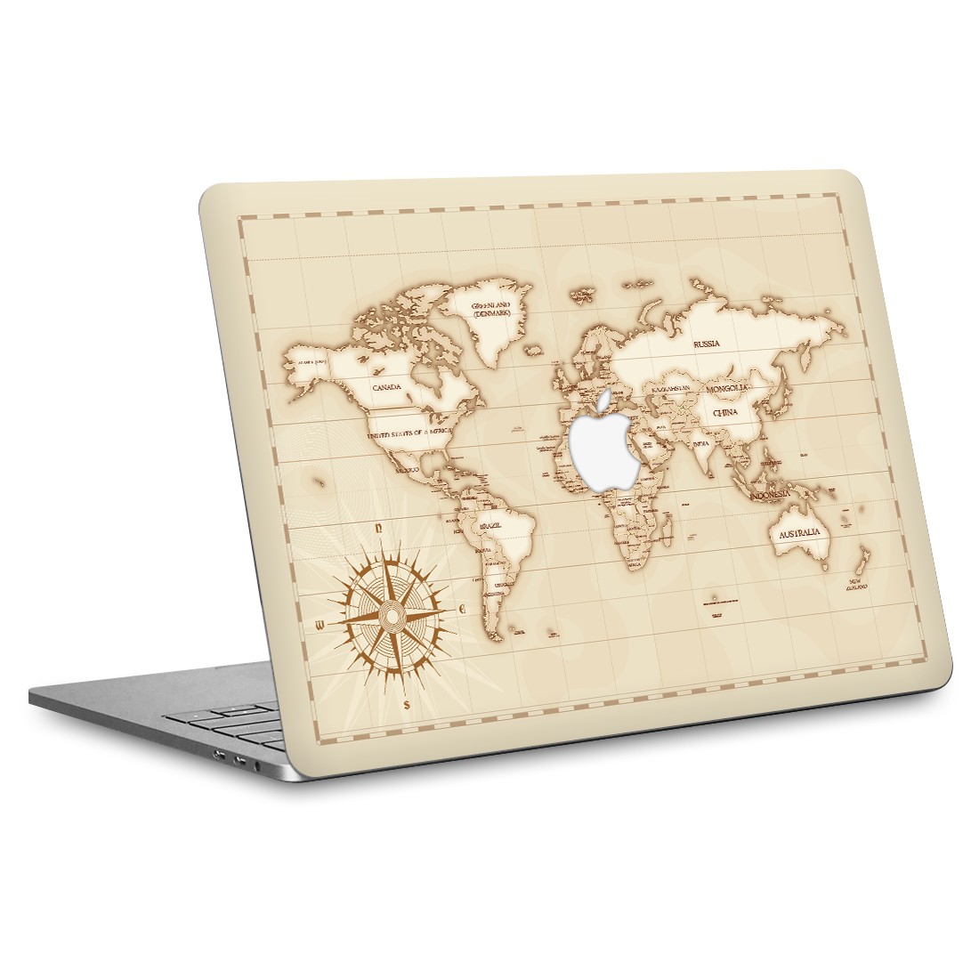 MacBook Pro 13" (2022 M2) Kaplama - Retro Atlas