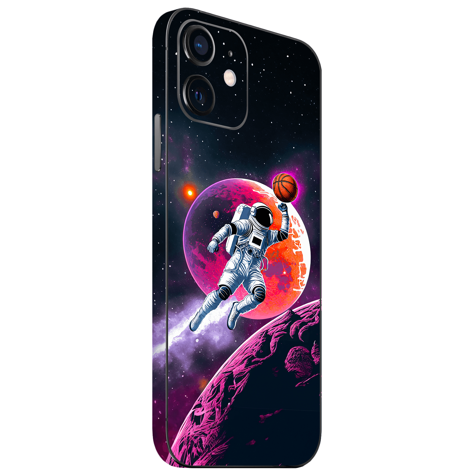 iPhone 12 Mini Kaplama Basketbolcu Astronot