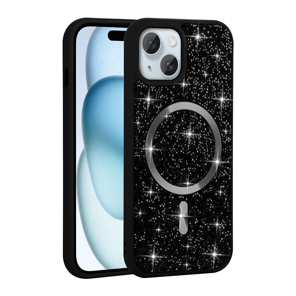 iPhone 15 Kılıf Mozaik Pırlanta
