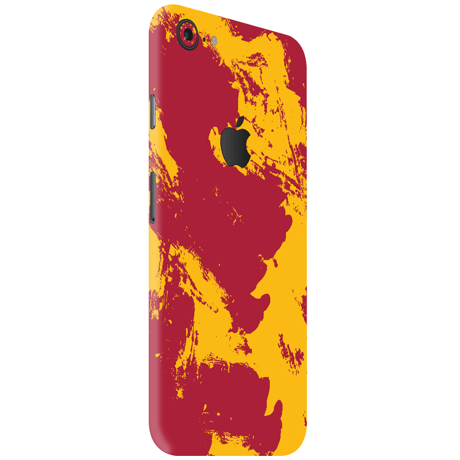 iPhone 7 Kaplama Sarı Kırmızı