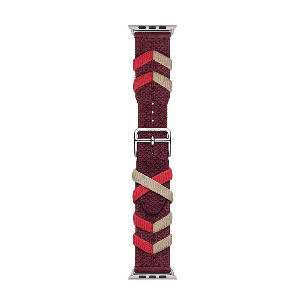 Watch 44mm KRD-97 Sarmal Örgü Tasarımlı Kordon