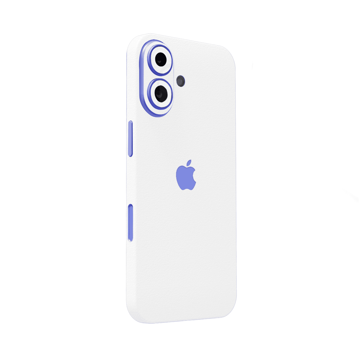 iPhone 16 Kaplama Dokulu Beyaz