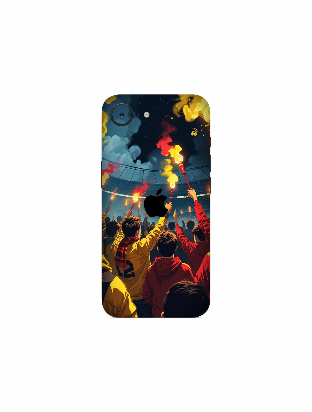iPhone 16e Kaplama Sarı Kırmızı Taraftar