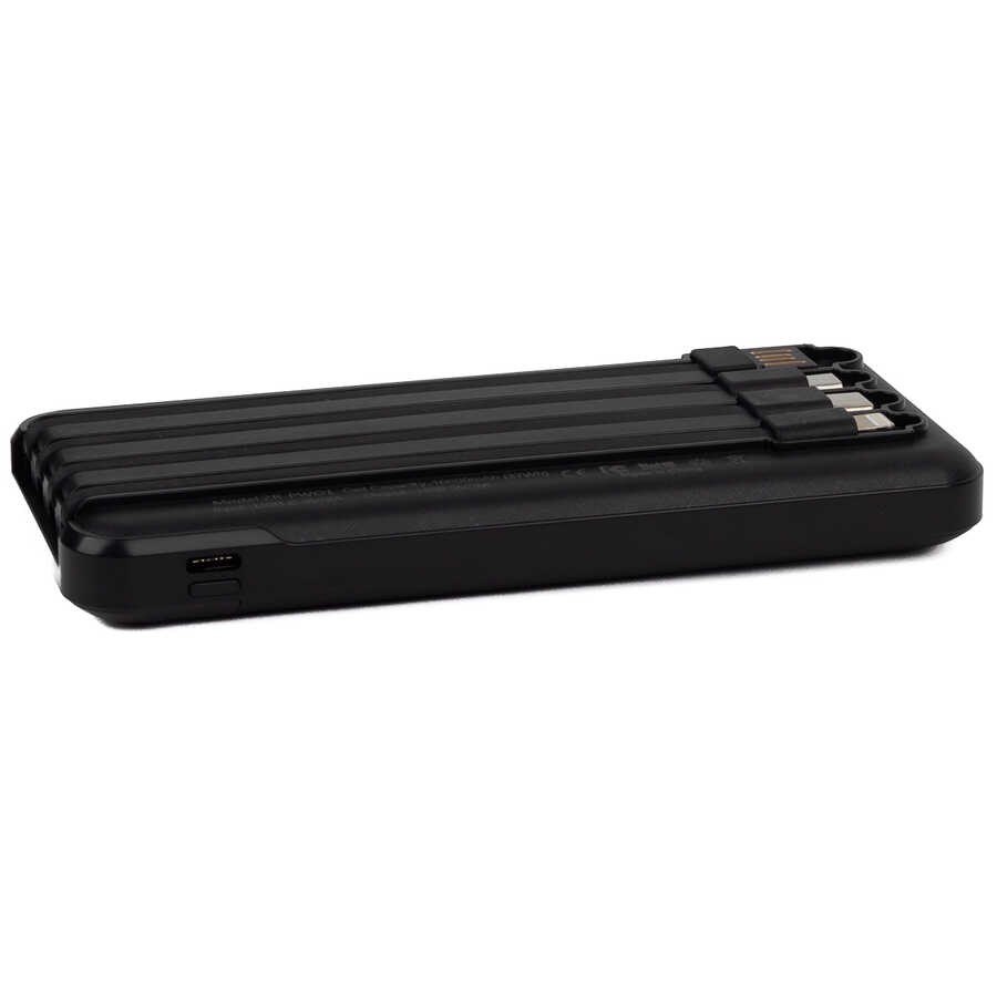 ZR-PW01 Type-C - Micro - Lightning Led Göstergeli Taşınabilir Powerbank 10000 mAh