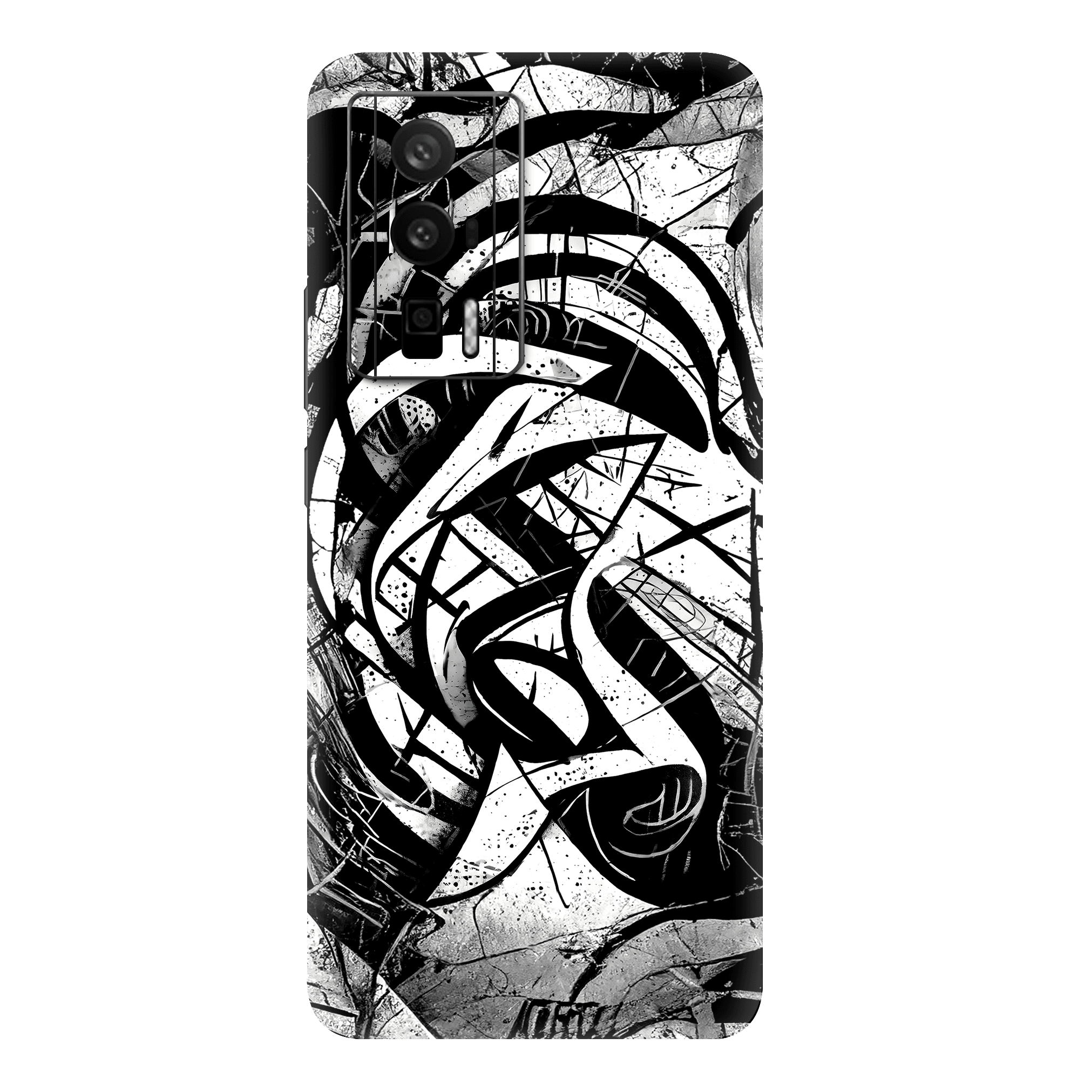 Poco F5 Pro Kaplama Monochrome Grafiti