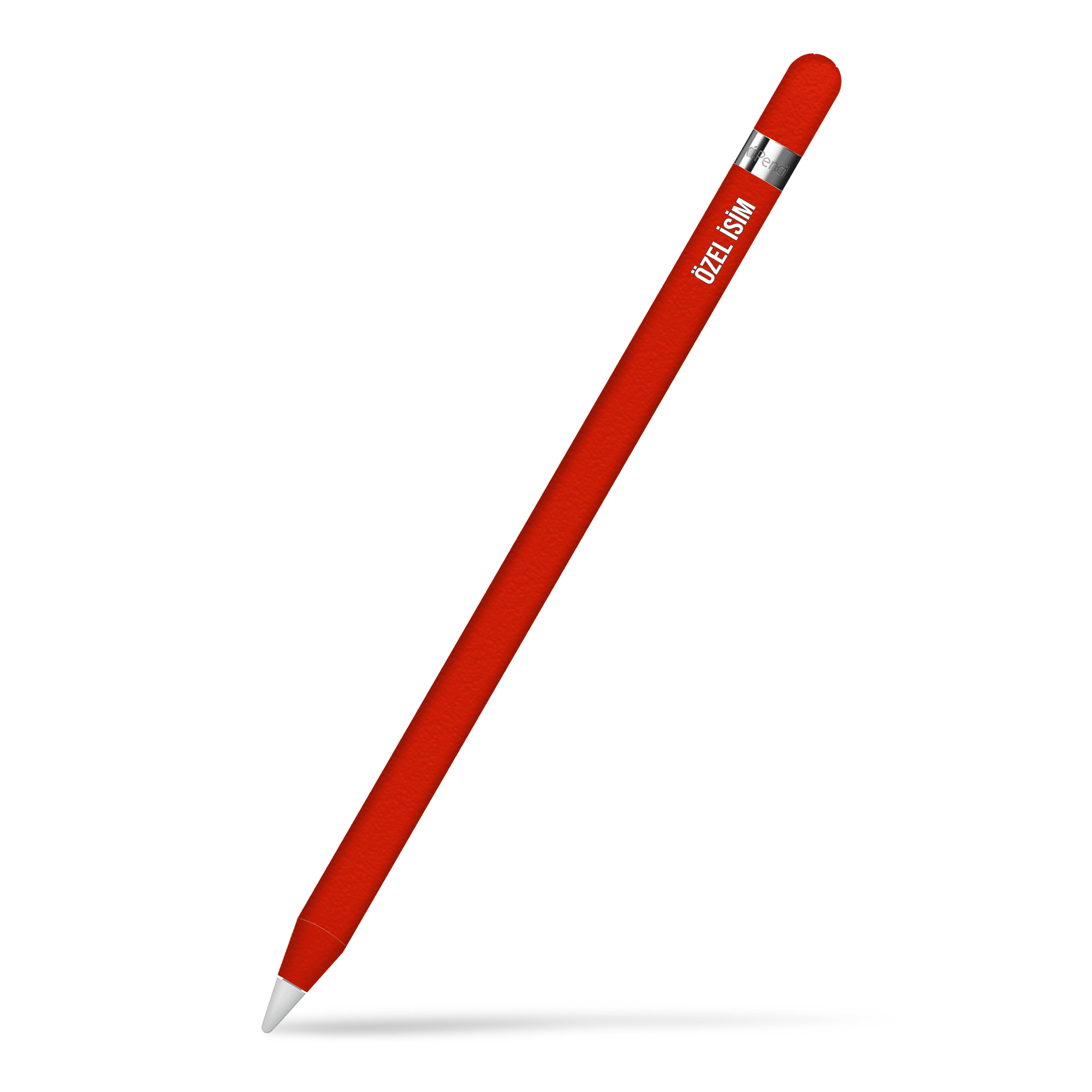 Apple Pencil Kaplama Dokulu Kırmızı