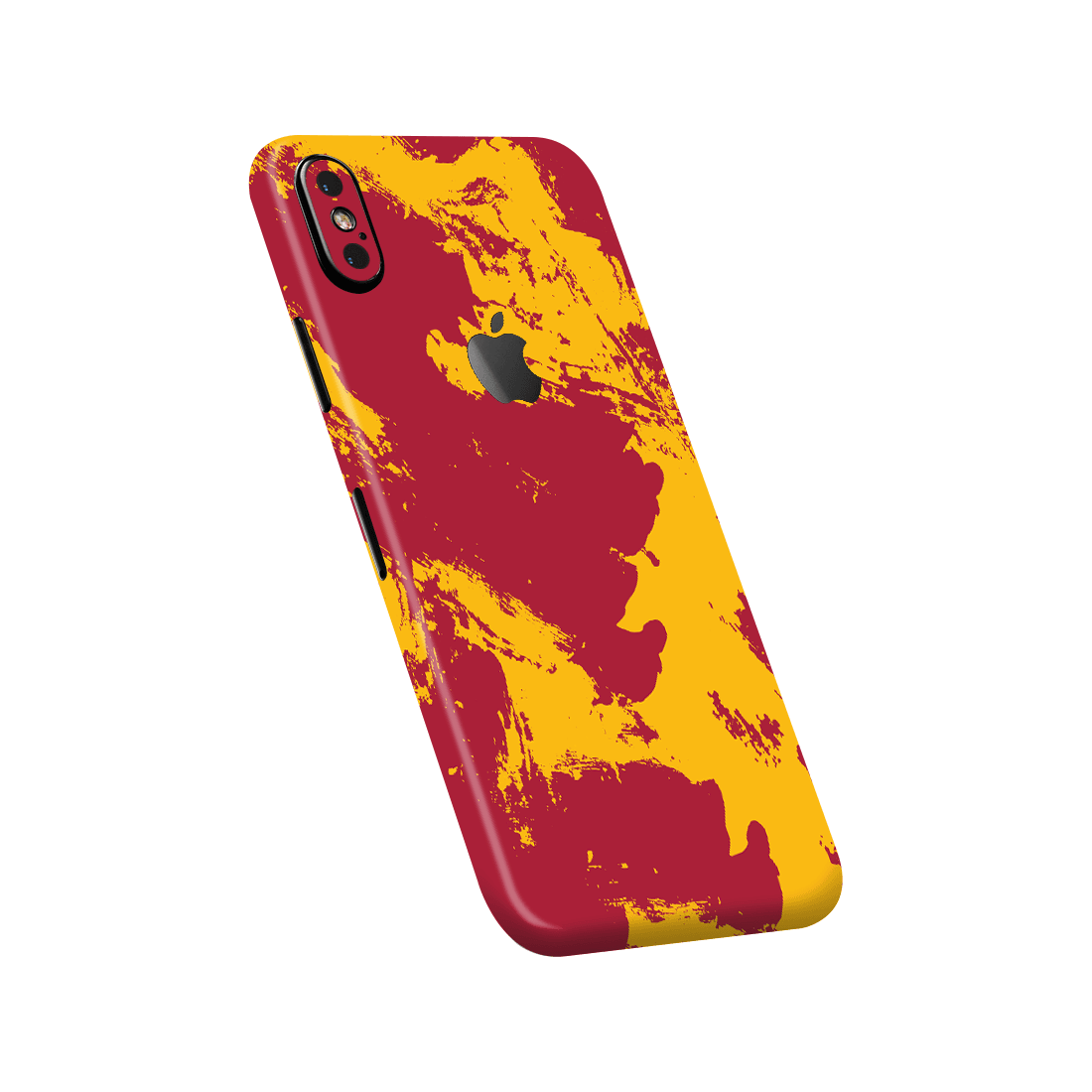 iPhone Xs Kaplama Sarı Kırmızı