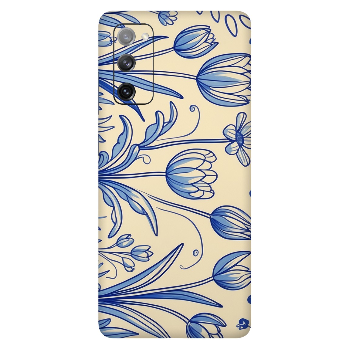Samsung S20 FE Kaplama Porselen Çiçekler