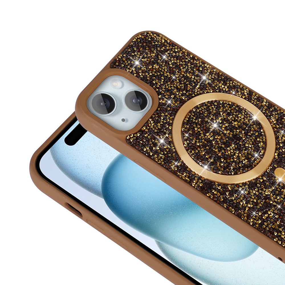 iPhone 15 Kılıf Mozaik Pırlanta