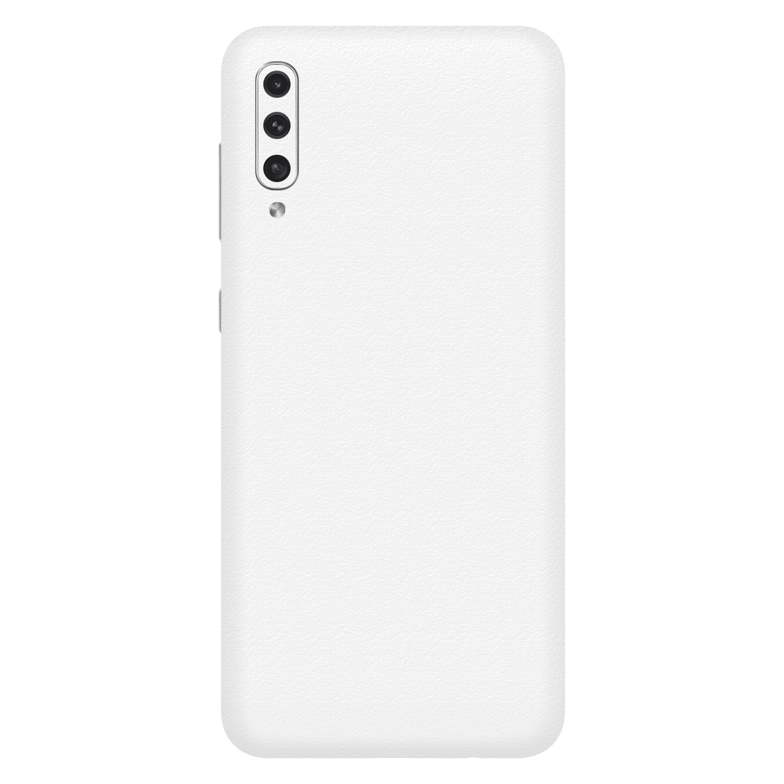 Samsung A50 Kaplama Dokulu Beyaz