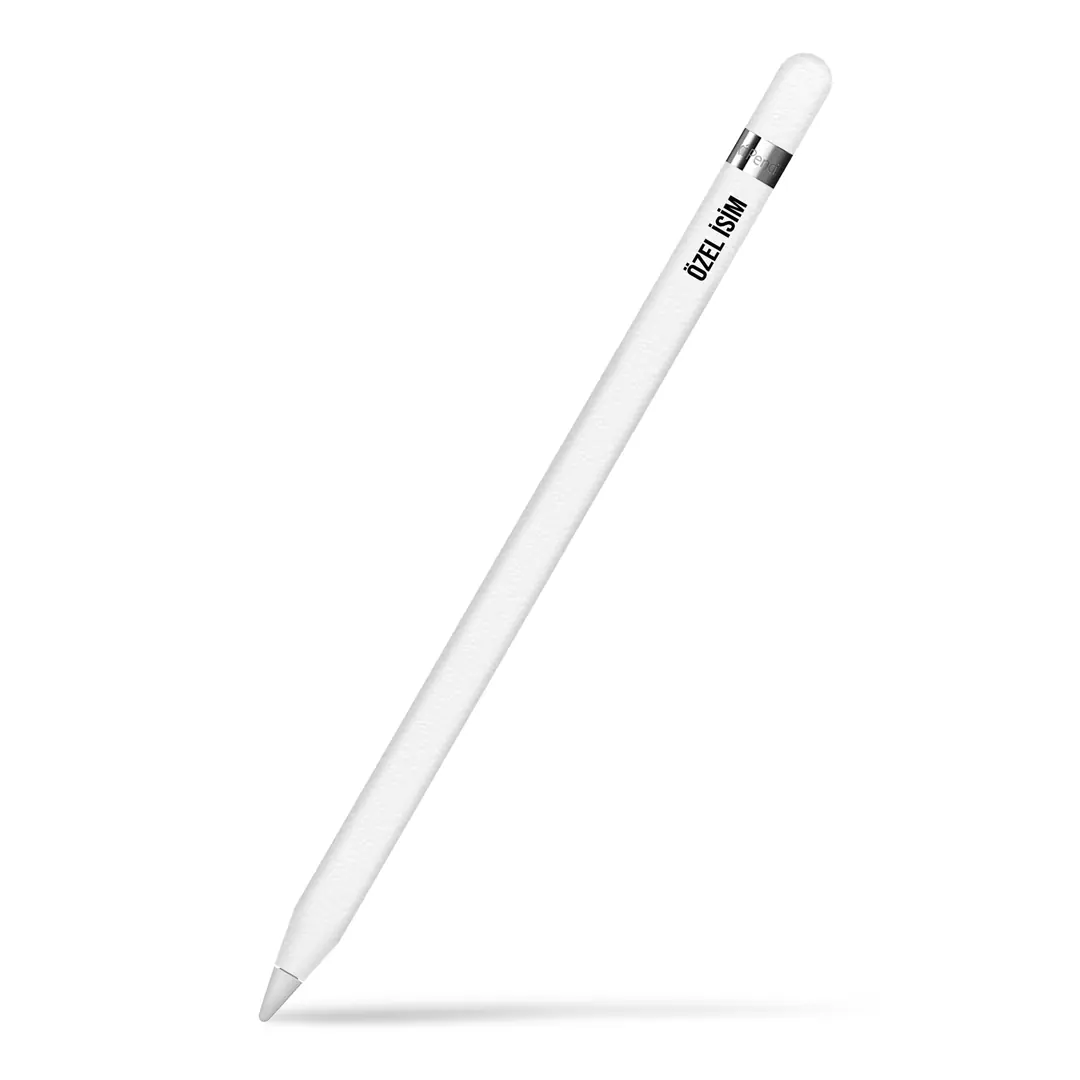 Apple Pencil Kaplama Dokulu Beyaz - PapsCover