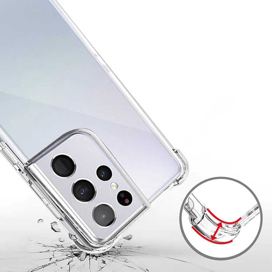 Galaxy S22 Ultra Kılıf Kamera Korumalı Nitro Anti Shock Silikon