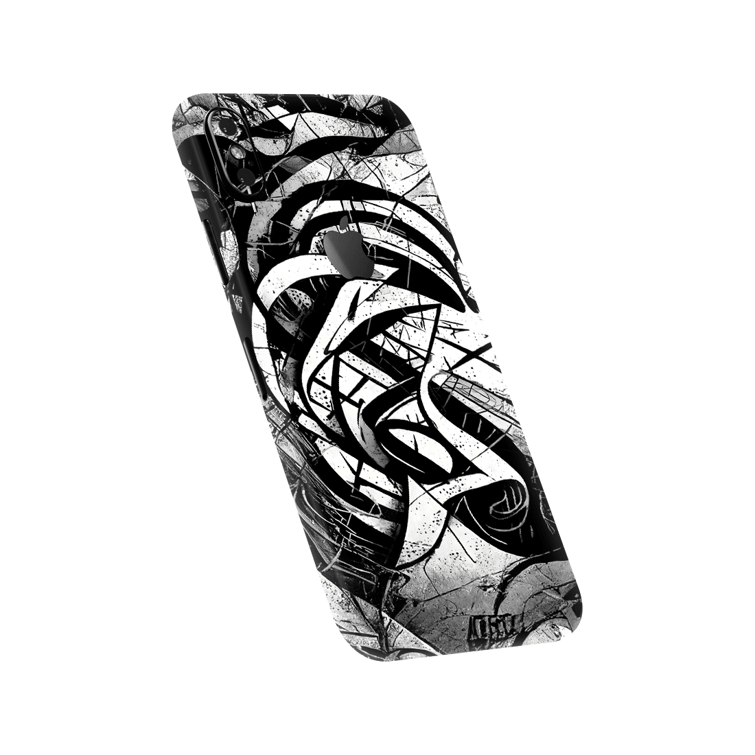 iPhone X Kaplama Monochrome Grafiti