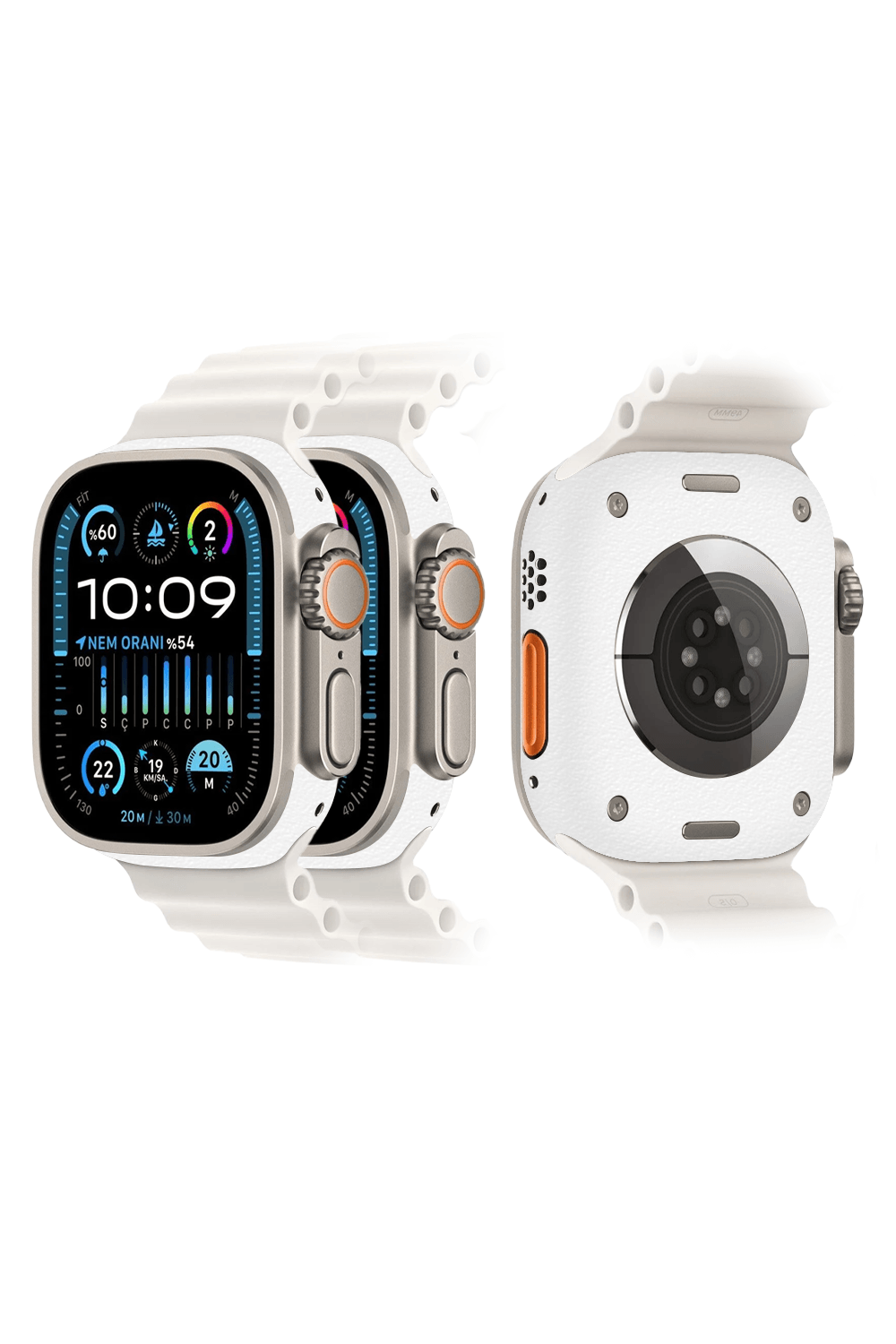 Apple Watch Kaplama Dokulu Beyaz