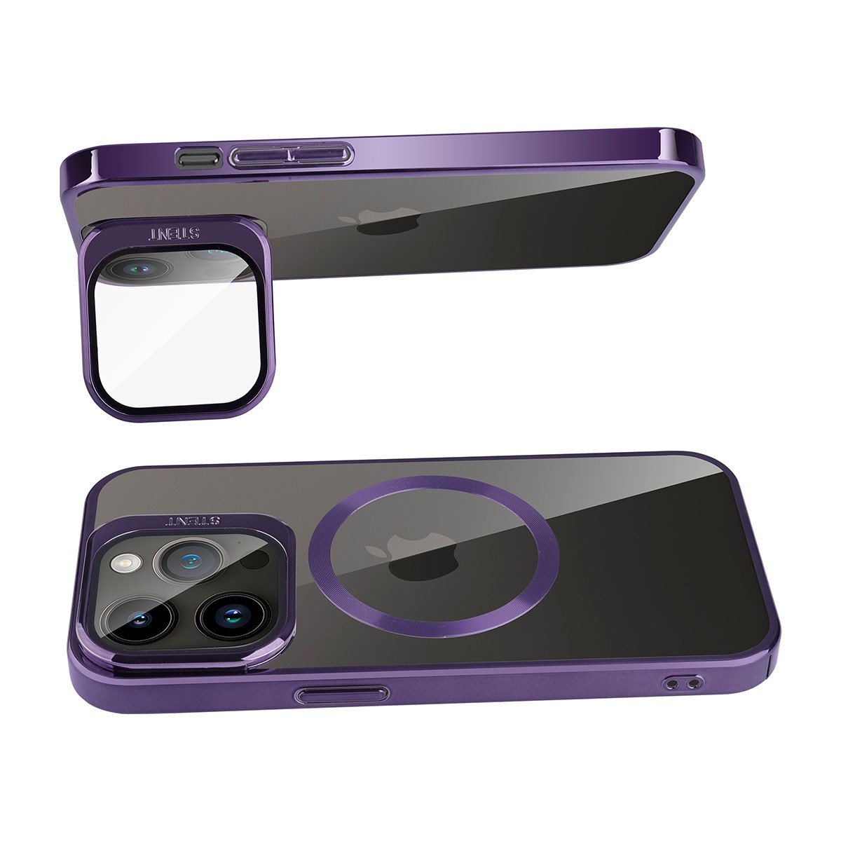 iPhone 14 Pro Kılıf M-safe Şarj Özellikli Standlı Klon