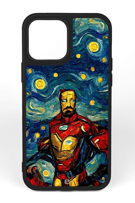 iPhone 14 Pro Max Silikon Kılıf Iron Gogh