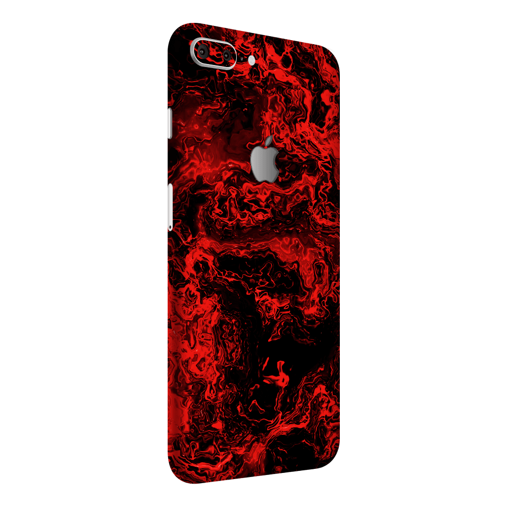 iPhone 8 Plus Kaplama Mistik Kırmızı Alev